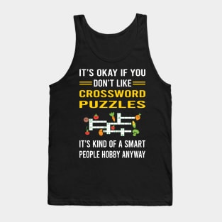 Smart People Hobby Crossword Puzzles Tank Top